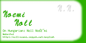 noemi noll business card